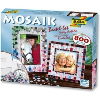 folia - Направи две рамки за снимки с класическа керамична мозайка (F57019)