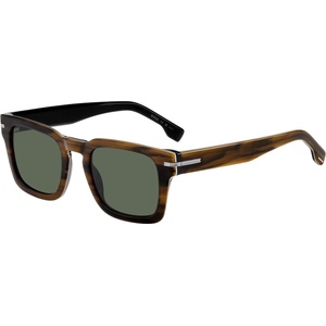 HUGO BOSS Слънчеви очила Boss Men's Round Sunglasses - Brown Black Слънчеви очила
