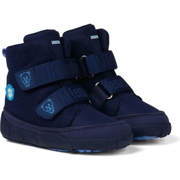 Affenzahn Winter Boot Wool Comfy Bear modrá