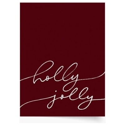 Plagát Holly Jolly 20x30 - 94083