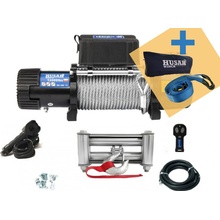 HUSARWINCH Naviják Husar Winch BST 12000, 12V, Ocelové lano + popruh + pouzdro