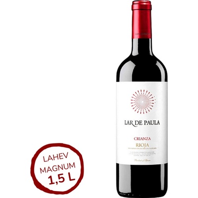 Lar de Paula Crianza Magnum suché červené 2018 13,5% 1,5 l (holá láhev)