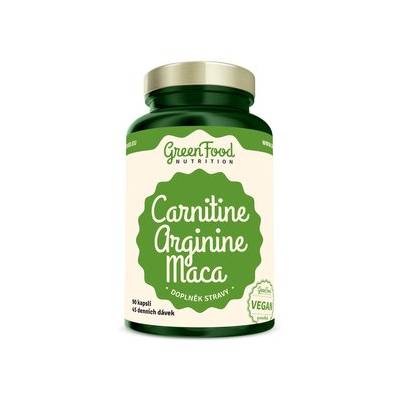 GreenFood Carnitin Arginin Maca 90 kapslí