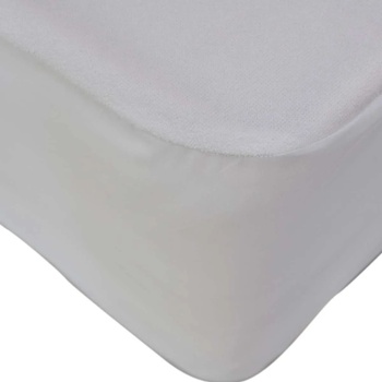 Image 1 of Png Панагюрище Протектор водонепромокаем с ластик за бебешко легло бял