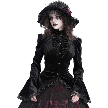 Devil fashion Дамска блуза с дълъг ръкав DEVIL FASHION - Black - SHT14101