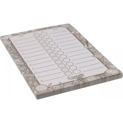 GlassStaff Бележник за инициатива GlassStaff - Initiative Pad, 50 листа (GS-SR-P1-INITVPD)