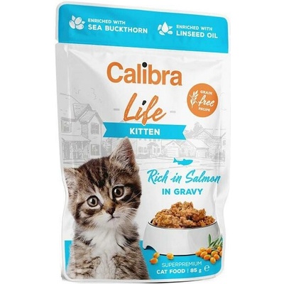 Calibra Life Kitten Salmon gravy 28 x 85 g