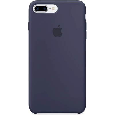 Apple Silicone Case - оригинален силиконов кейс за iPhone 8 Plus, iPhone 7 Plus (тъмносин)