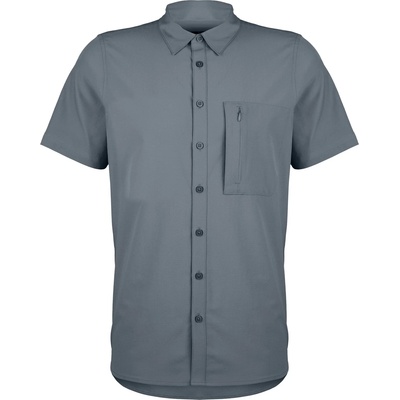 Stoic Мъжка риза с копчета Stoic AntiMosquito ByskeSt. Shirt S/S Shirt - Ink Grey - размер XXL (033-2743-0115)