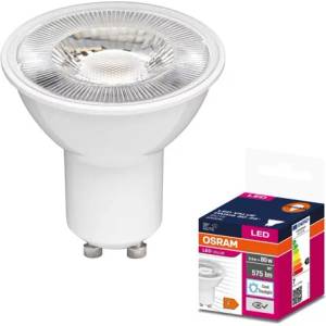 OSRAM Led ЛАМПА value plast par16 80 osram 6.5w 6500k gu10 36° (20240076052)