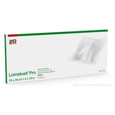 Lohmann & Rauscher GmbH & Co. KG Lomatuell Pro hydrokoloidní krytí na rány s kontaktní síťkou 10 × 30 cm 10 ks
