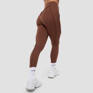 GymBeam Women‘s Cosmo Leggings Brown XS