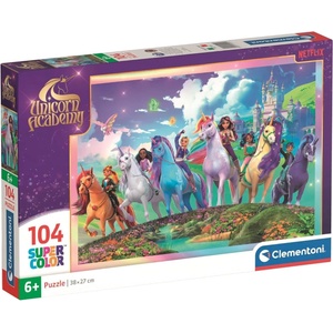 Clementoni Детски пъзел Clementoni от 104 части - Академия за еднорози (вариант 1) (25091) - baby