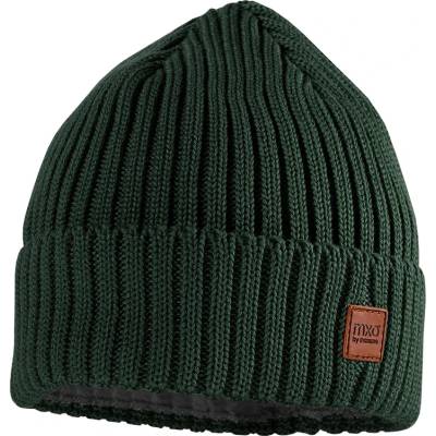 maximo Детска зимна шапка (beanie) maximo Kid's Beanie with Ribbed Turn-up Brim and Lining Beanie - Dark Forest - размер 49-51 cm (904-2946-0213)