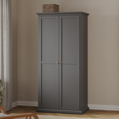 Двукрилен гардероб Paris Антрацит