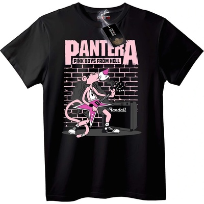 Тениска Pantera Момчета от Ада - 4XL, White