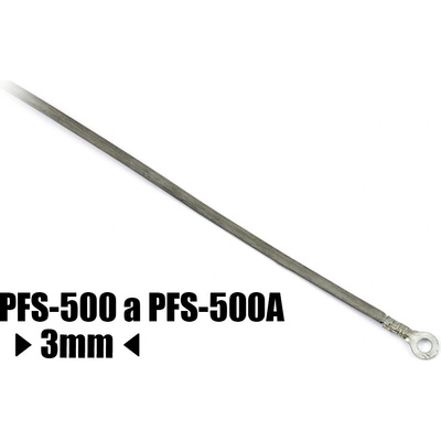 Náhradný tavný drôt pre zváračku plastových fólií PFS-500 a PFS-500A, šírka 3 mm, dĺžka 544 mm