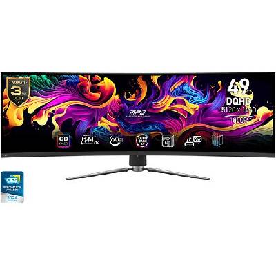 MSI MPG / 491CQP-QD / 49" / QD-OLED / 5120x1440 / 144Hz / 0,03ms / Black / 3R (MPG 491CQP QD-OLED)