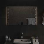 vidaXL LED огледало за баня, 80x50 см (151729)