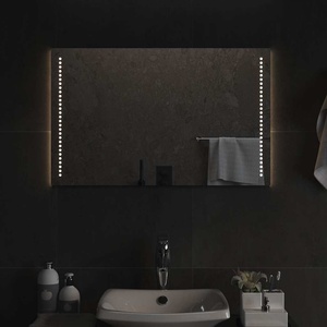 vidaXL LED огледало за баня, 80x50 см (151729)