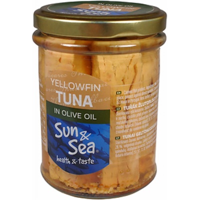 Sun & Sea Tuňák žlutoploutvý v olivovém oleji 200 g