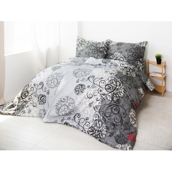 Xpose bavlna obliečky AMÉLIA sivé 2x140x200 2x70x90