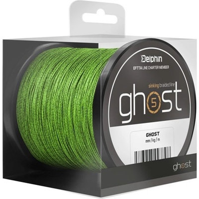 Delphin šňůra GHOST 4+1 zelená 300m 0,33mm 40lb
