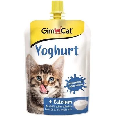 Gimborn GimCat Yoghurt 150 г - Млечен десерт йогурт за котки с ниско съдържание на лактоза