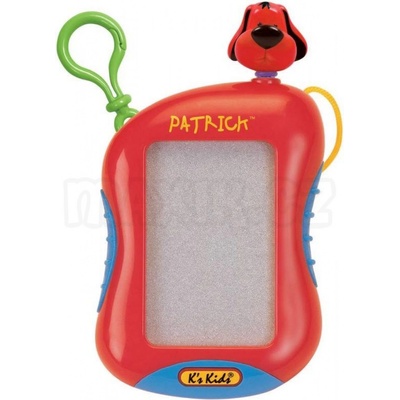 Kreslící tabulka Patrick se šňůrkou na krk červená