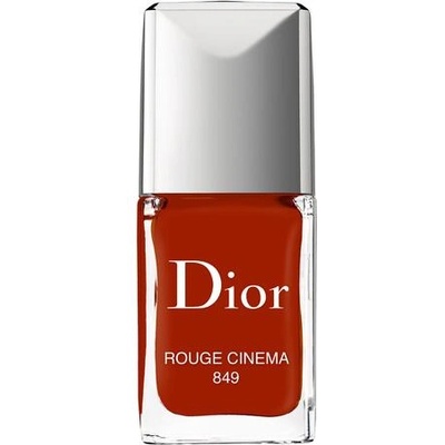 Dior Vernis 849 Rouge Cinema червен гланцов лак за нокти 10 ml