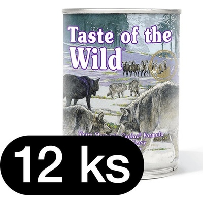 Taste of the Wild Sierra Mountain Canine 12 x 390 g