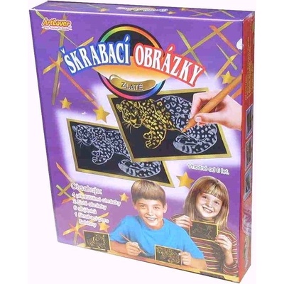 Vyškrabovací obrázky Zlaté