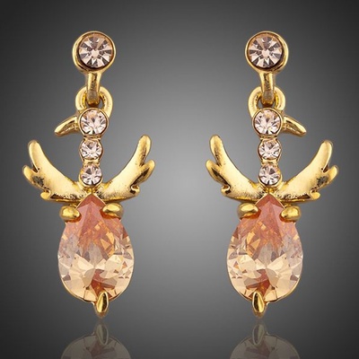Francesca Petrucci Swarovski Elements Cannelita E0045 zlatá