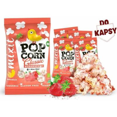 Mixit BIO popcorn do kapsy Jahoda 13 g