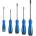 Brilliant tools - Германия Комплект прави и кръстати ударни отвертки 5 броя; brilliant tools bt031020
