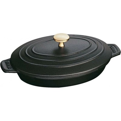 STAUB Kastrol oválný 23x17 cm/1l černý 1332325