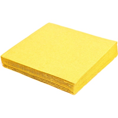 Gastro Papierové servítky 1V žlté 33x33cm 100ks