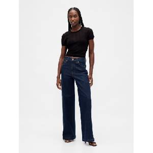 GAP Дънки Stride Wide GAP GAP | Sin | ЖЕНИ | 26REG