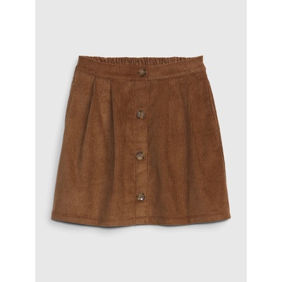 GAP Cord dívčí sukně hnědá – Zboží Mobilmania