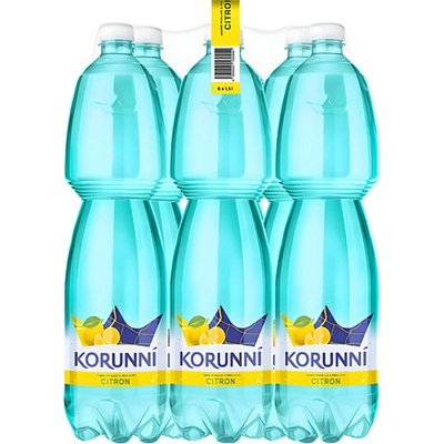 Korunní jemně perlivá citrón 6 x 1,5 l