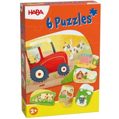 HABA Пъзел за най-малките Ферма 6 бр (2012185002)