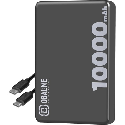 OBAL:ME Преносима външна батерия с USB-C порт и безжично зареждане с MagSafe - OBALME MagNetix Magnetic Wireless Charging Power Bank 10000 mAh 20W (черен) (OMPWBMS10K)