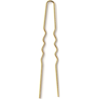 BRATT vlásenky Curly Pin 20 ks zlatý 44 mm