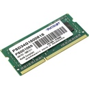 Paměti Patriot Signature Line SODIMM DDR3 4GB 1600MHz CL11 PSD34G160081S