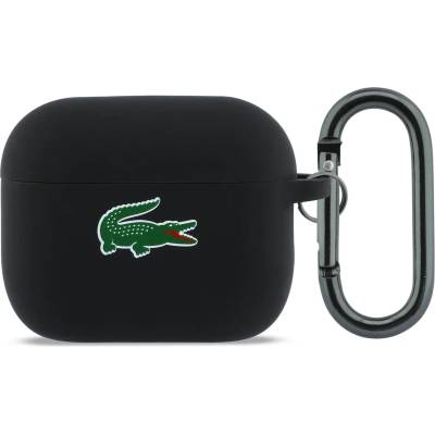 Lacoste Калъф Lacoste Liquid Silicone Croc Logo за AirPods Pro 3 черен (LCAP3SLOK)