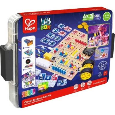HaPe International Образователен комплект HaPe International LabBox - Изследване на вериги, 95 части (H5200)