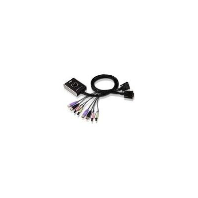 ATEN KVM суич ATEN CS682 - 4x USB A, 2x DVI, 4x 3.5mm jack (ATEN-CS682-AT)