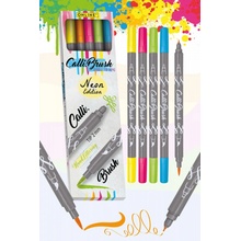 Online calli brush neon kaligrafické fixy 5 ks 19078