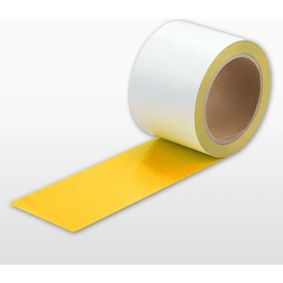 Extra tenká podlahová páska WT-5429 s protiskluzovým povrchem, odnímatelná – fólie, žlutá, 50 mm × 10 m