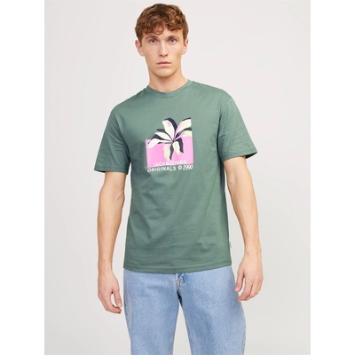 Jack and Jones Тениска Jack and Jones Men's Regular Fit Printed Graphic T-Shirt - Laurel Wreath